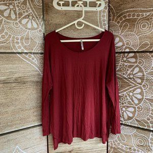 maroon longsleeve